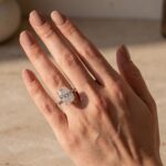 S925 Luxurious Elongated Cushion Cut 9.0Ct Engagement Ring For Women In Sterling Silver - Image 3