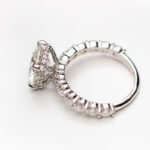 S925 Elegant Round Cut Engagement Ring For Women In Sterling Silver - Image 4