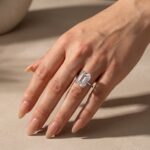 S925 Luxurious 11.5 Carat Big Emerald Cut Engagement Ring In Sterling Silver - Image 2