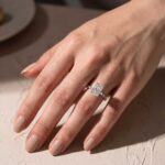 S925 Sparkle 3.5 Ct Radiant Cut Engagement Ring For Women in Sterling Silver - Image 9