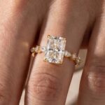 S925 Sparkle 3.5 Ct Radiant Cut Engagement Ring For Women in Sterling Silver - Image 13