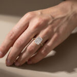 S925 Elegant 2.0Ct/ 3.5Ct/ 7.0Ct Radiant Cut Simulated Diamond Promise Ring in Sterling Silver - Image 24