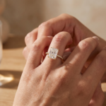 S925 Classic 7.0CT Big Radiant Cut Simulated Diamond Engagement Ring For Women - Image 5