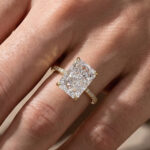 S925 Elegant 2.0Ct/ 3.5Ct/ 7.0Ct Radiant Cut Simulated Diamond Promise Ring in Sterling Silver - Image 23