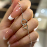S925 Maxine Moissanite Round Cut Bracelet In Sterling Silver - Image 2