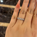 S925 Classic Infinity Wedding Band for Women In Sterling Silver - Image 4