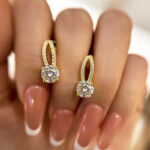 S925 1.0Ct*2 Moissanite Exclusive Round Cut Stud Earrings - Image 7