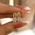 S925 1.0Ct*2 Moissanite Exclusive Round Cut Stud Earrings - Image 8