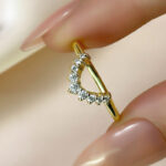 S925 Maxine Unique Round Cut Women's Wedding Band - Image 7