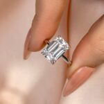 S925 Maxine 5.0Ct Solitaire Emerald Cut Travel Ring