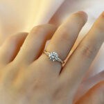 S925 Twist 1.25 Carat/2.0 Carat Round Cut Promise Ring For Her In Sterling Silver - Image 10
