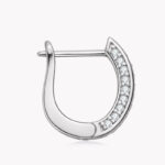 S925 0.2Ct*2 Moissanite Fashion Design Stud Earrings - Image 8