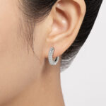 S925 0.2Ct*2 Moissanite Fashion Design Stud Earrings - Image 2