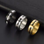 Personalized Tungsten Ring Anniversary Rings For Men