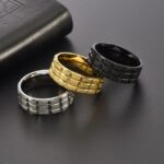 Matte Punk Tungsten Ring For Men