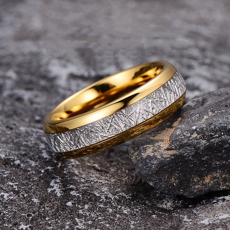 O1CN01keOgjp1TGdeFsBSij-2214603652355-0-cib-OVpry9 Twisted Branch Tungsten Steel Ring with Frosted Texture Unique Luxury Men's Ring - Image 1