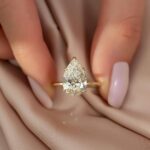 S925 Maxine Classic 5 Prong 2.5 Ct~4.0 Ct Pear Cut Engagement Ring - Image 2
