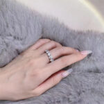 S925 Classic Eternity Round Cut Women's Wedding Ring Band for Anniversary - Image 4