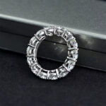 S925 Classic Eternity Round Cut Women's Wedding Ring Band for Anniversary - Image 3