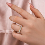 S925 Moissanite Round Cut Wedding Band - Image 7