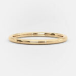 S925 Simple Wedding Band For Women In Sterling Silver