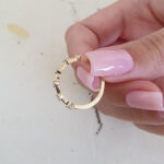 S925 Fashion Design White Gold Round Cut Women's Wedding Band In Sterling Silver - Image 2