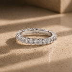 S925 Maxine Moissanite 3.0 Ct Oval Cut Full Wedding Band for Women - Image 4