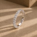 S925 Maxine Moissanite 3.0 Ct Oval Cut Full Wedding Band for Women - Image 5