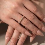 S925 Eternity Oval Cut Simulated Diamond Wedding Band Ring For Women In Sterling Silver - Image 10