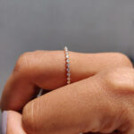 S925 Classic Round Cut Full Eternity Wedding Band In Sterling Silver - Image 3