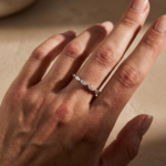 S925 Elegant Marquise Cut Full Wedding Band In Sterling Silver - Image 5