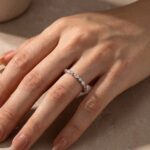 S925 Maxine Elegant Marquise Cut & Round Cut Simulated Diamond Wedding Band - Image 8