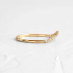 S925 Unique Pave Wedding Band - Image 5