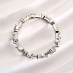 S925 Maxine Fashion Marquise & Round Cut Wedding Band - Image 5
