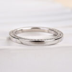 S925 Unique Wedding Band For Women