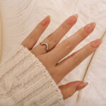 S925 Maxine Unique Round Cut Women's Wedding Band - Image 11