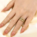 S925 Maxine Special Round Cut Jacket Wedding Band - Image 6