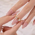 S925 Unique Insert Wedding Band Engagement Ring Enhancer In Sterling Silver - Image 3