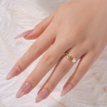 S925 Unique Insert Wedding Band Engagement Ring Enhancer In Sterling Silver - Image 2