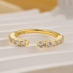 S925 0.7Ct Classic Open Wedding Band In Sterling Silver - Image 4