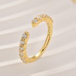 S925 0.7Ct Classic Open Wedding Band In Sterling Silver - Image 3