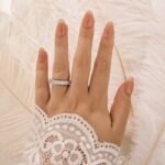 S925 3.5Ct Emerald Cut Women's Wedding Band In Sterling Silver - Image 2
