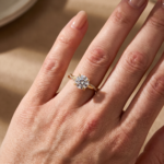 S925 Twist 1.25 Carat/2.0 Carat Round Cut Promise Ring For Her In Sterling Silver - Image 2