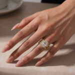 S925 Vintage 3.5 Carat Halo Radiant Cut Insert Wedding Ring Set Travel Ring For Women In Sterling Silver - Image 7