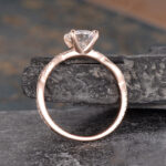 S925 Twist 1.25 Carat/2.0 Carat Round Cut Promise Ring For Her In Sterling Silver - Image 13