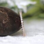 S925 Sterling Silver Classic Full Eternity Thin Wedding Band For Women - Image 8