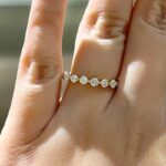 S925 Sterling Silver Eternity Round Cut Women's Stackable Wedding Band - Image 8