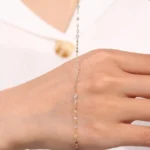 0.9ctw Lab Grown Diamond Lip Chain Bracelet for Women - Image 4