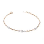 0.9ctw Lab Grown Diamond Lip Chain Bracelet for Women