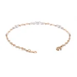 0.9ctw Lab Grown Diamond Lip Chain Bracelet for Women - Image 2